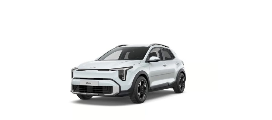 Renting Coches Kia Stonic 1.0 T-GDi MHEV Drive Clear White, Snow White