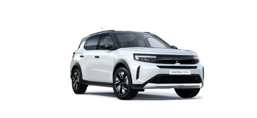 Renting Coches Opel Frontera 1.2T XHT Hybrid eDCT6 107kW Ultimate Arktis White, Kristall Silver