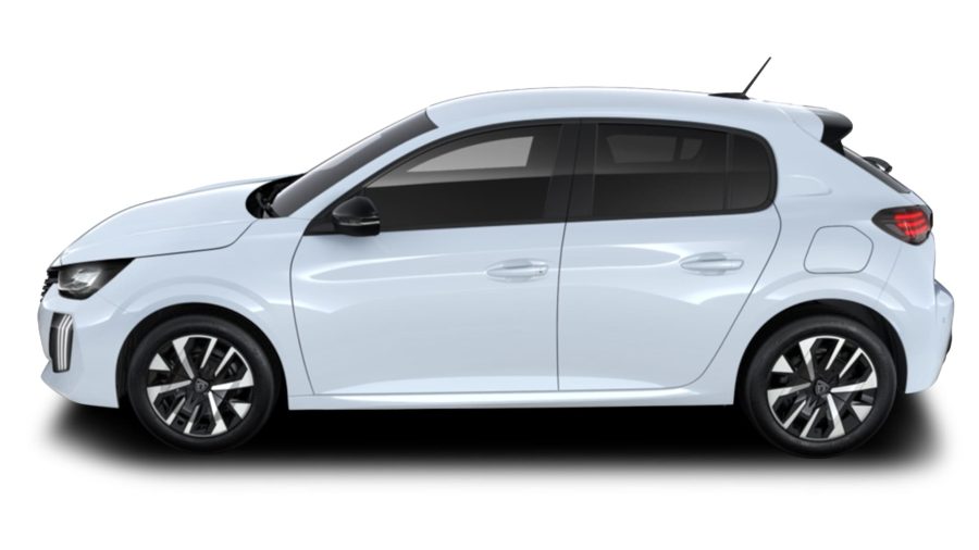 Renting Coches Peugeot e208 Style Blanco Okenite