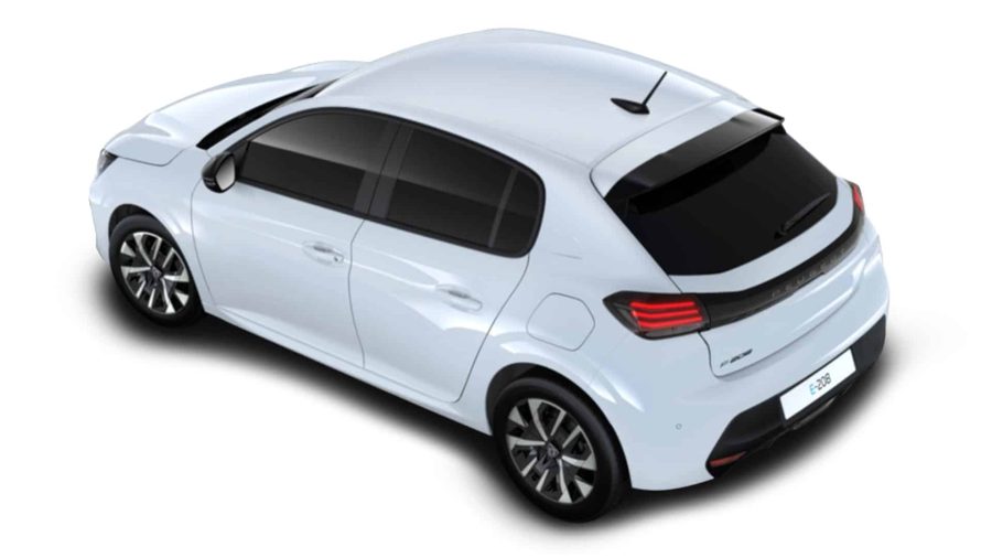 Renting Coches Peugeot e208 Style Blanco Okenite