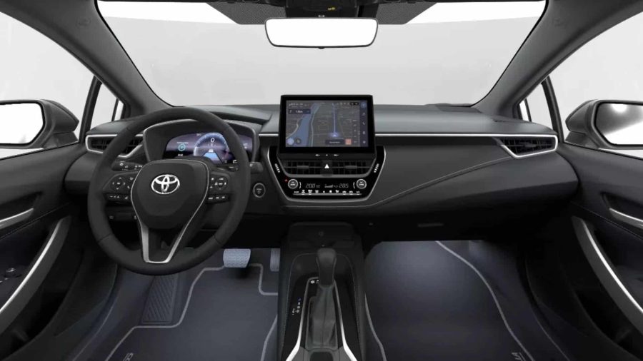 Renting Coches Toyota Corolla Hybrid 140 e-CVT 5P Active Negro Azabache