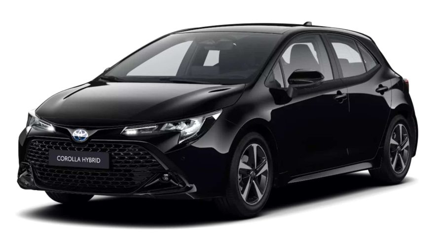 Renting Coches Toyota Corolla Hybrid 140 e-CVT 5P Active Negro Azabache