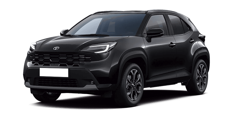 Renting Coches Toyota Yaris Cross-Hybrid 130 e-CVT 5P Active Negro Azabache