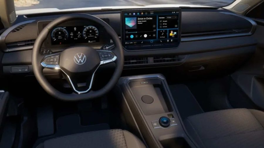 Renting Coches Volkswagen T-Roc MATCH 1.5 eTSI 85kW DSG Blanco Punto, Gris Lobo