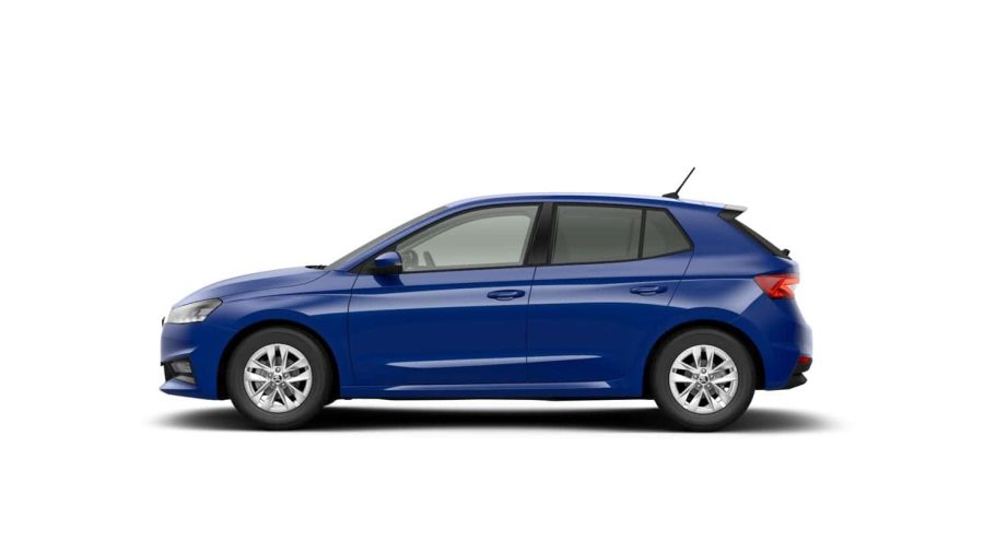 Renting Coches Skoda Fabia 1.0 MPI Selection Azul, Blanco